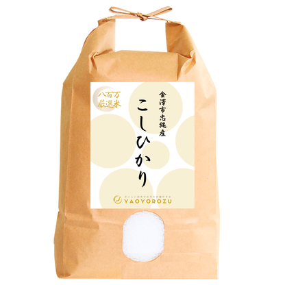 【令和7年産】金澤市忠縄産コシヒカリ（無洗米・玄米）